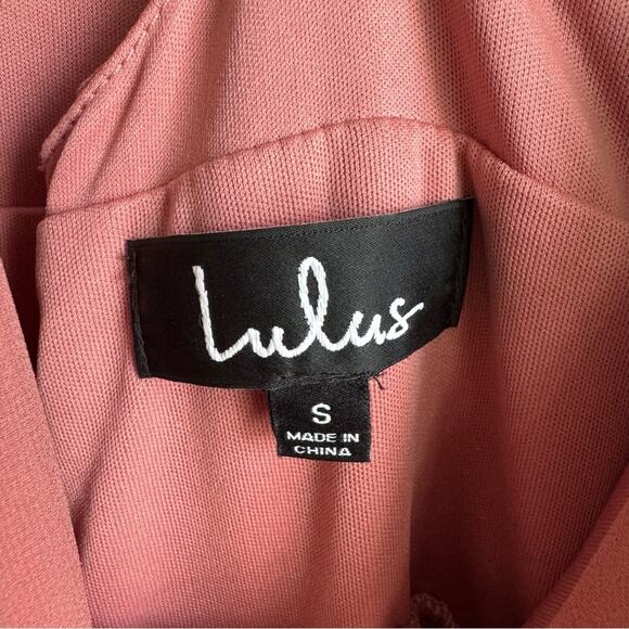 NEW Lulu’s Depths of My Love Terracotta Maxi Dress Small - Picture 8 of 15